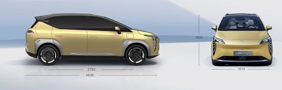 AION Y más los coches eléctricos 150km/h del kilometraje largo dejó el vehículo eléctrico de dirección