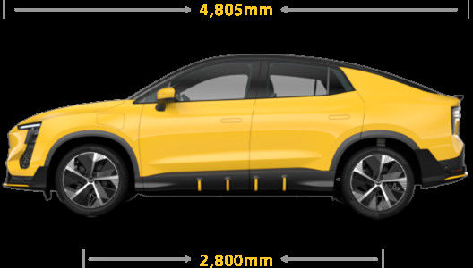 Coches inteligentes de la cruce EV del coche eléctrico los 405km del certificado de Aiways U6 WVTA