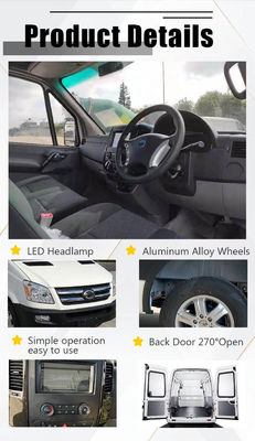 congelador eléctrico eléctrico Van de 73.6kWh Mini Cargo Van 110km/H los 288km Max Range