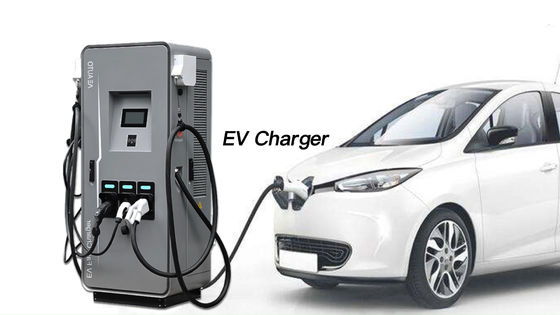 El equipo 160KW DC de la fuente del vehículo eléctrico IP55 se dobla las estaciones de carga entradas de EV