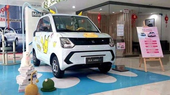 Coche eléctrico de los asientos 100km/H SUV de la puerta 4 de Dongfeng FENGON Mini Electric Cars 3