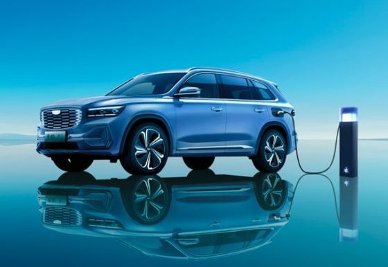 Geely Xingyue L vehículos eléctricos PHEV AWD de SUV dejó a impulsión el coche eléctrico 215km/h