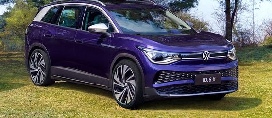 Vehículos eléctricos puros grandes 160km/h de SUV de la gama larga de los coches eléctricos los 617km de VW ID6X