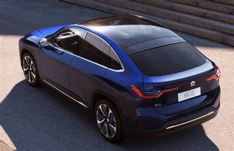 Vehículo eléctrico del medio de las puertas los 465Km de los coches eléctricos 75kwh 5 del alto rendimiento del NIO EC6