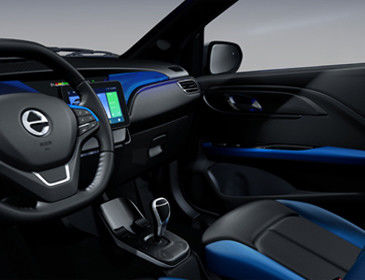 sedán los 302km NEDC del coche del coche eléctrico JMC EV3 New Energy EV de la velocidad rápida 100km/h