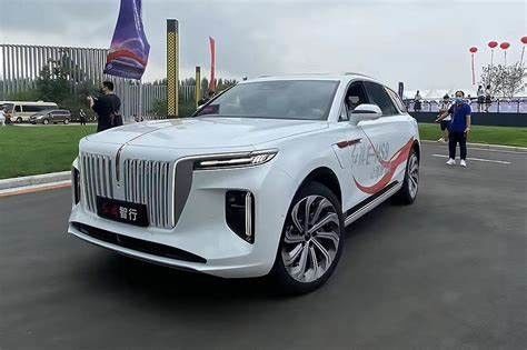 Gama grande de lujo de SUV Hongqi E-HS9 120kWh los 660km de los coches eléctricos