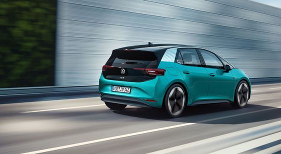 VW de dirección izquierda ID3 del vehículo eléctrico 160km/h de la batería de litio para los adultos