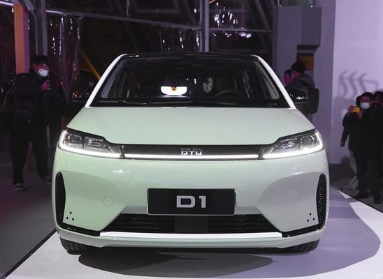 130km/h vehículos eléctricos eléctricos medios inteligentes del tracción cuatro ruedas de los coches BYD D1