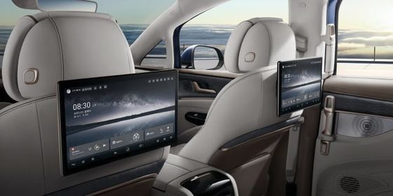 Batería 4WD SUV eléctrico 180km/h del hierro del litio del coche 571nm de Denza D9 MPV EV