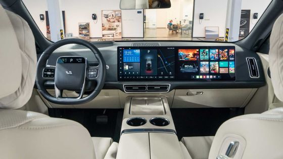 Batería grande AWD el 1000km 446hp del fosfato del hierro del litio del coche eléctrico de Li L9 SUV