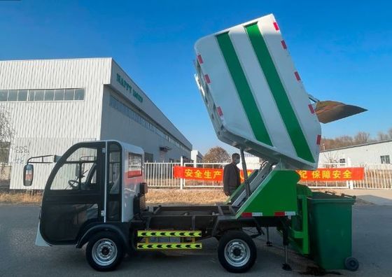 4m3 Mini basura recogida de polvo de basura limpieza eléctrica camión de limpieza de basuras camión de bomberos