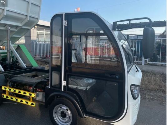 4m3 Mini basura recogida de polvo de basura limpieza eléctrica camión de limpieza de basuras camión de bomberos