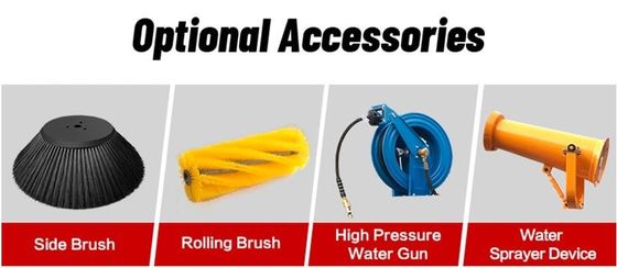 Máquina de limpieza de calles de tipo de conducción