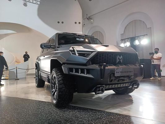 Gran vehículo eléctrico en Dongfeng Mengshi M-Hero 917 EV Producción comenzada 1000 CV 505 Km alcance bajo el capó