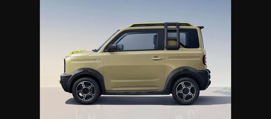 2023 Mini coche eléctrico Mini EV chino con una cara de Bronco en Geely Panda Knight 200 km de alcance