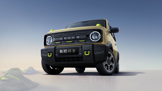 2023 Mini coche eléctrico Mini EV chino con una cara de Bronco en Geely Panda Knight 200 km de alcance