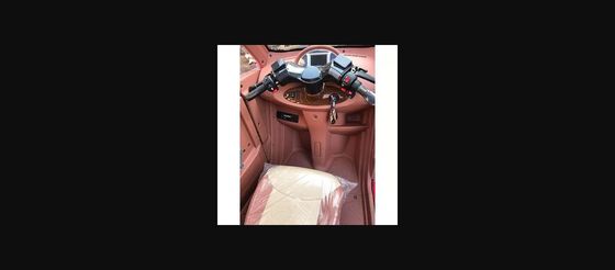 Triciclo eléctrico de pasajeros de tres ruedas con silla de 1200W 3 asientos