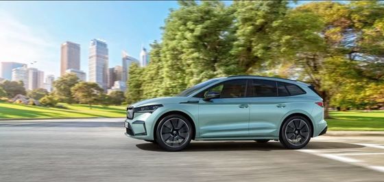 lo suficientemente cómodo para conducir y recomendablemente rápido en Skoda Enyaq iv80 82kWh batería monomotor, coche eléctrico con tracción trasera