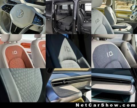 VW clásico autocaravana MPV Volkswagen ID Buzz. 2023 robort eléctrico de gran espacio práctico para familias