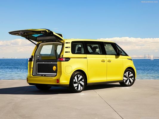 VW clásico autocaravana MPV Volkswagen ID Buzz. 2023 robort eléctrico de gran espacio práctico para familias