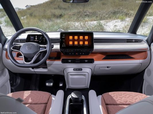 VW clásico autocaravana MPV Volkswagen ID Buzz. 2023 robort eléctrico de gran espacio práctico para familias