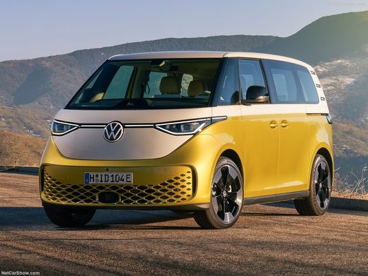 VW clásico autocaravana MPV Volkswagen ID Buzz. 2023 robort eléctrico de gran espacio práctico para familias