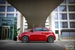 2024 FIAT 500e FWD Mini coches eléctricos con batería de 42kwh con velocidad máxima de 94 mph