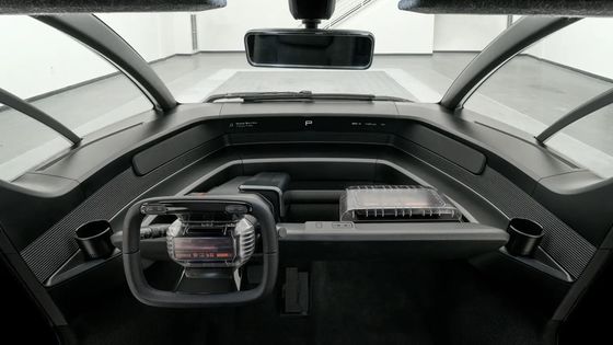Una camioneta trcuk Canoo construida específicamente con una cama de 8 pies con un amplio interior de almacenamiento
