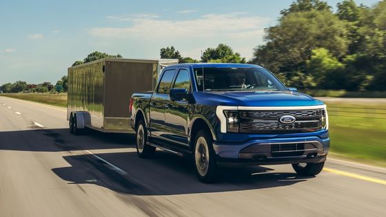 coche eléctrico Ford F-150 Iluminación pickup eléctrico puro con gran alcance y gran almacenamiento