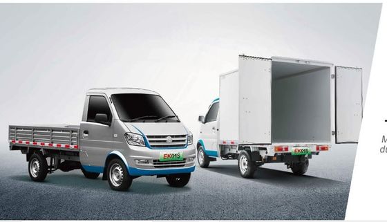 China Brand Electric Mini Truck con Van Ruichi Ek01s Capacidad de carga 720kg 6cbm Contenedor, camión eléctrico puro