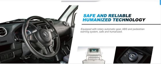 China Brand Electric Mini Truck con Van Ruichi Ek01s Capacidad de carga 720kg 6cbm Contenedor, camión eléctrico puro