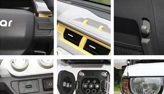 Coche eléctrico cómodo y práctico- Chery QQ Ice Cream Qirui 2024 170 km 205 km 3 puertas 4 asientos Mini EV Minicar