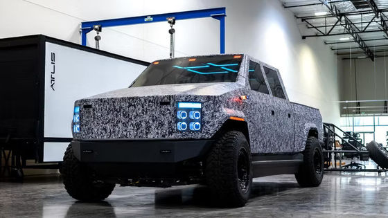 Atlis XT 100% camión eléctrico puro con 125 KWh 250 KWh de capacidad de batería