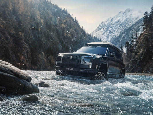 Pre-VENTA 2024 Salón del Automóvil de Beijing BYD Yangwang U8 2024 Lujo Fuera de la carretera Vehículo 1197hp 4Motor 4wd Carro eléctrico Byd U8 Híbrido