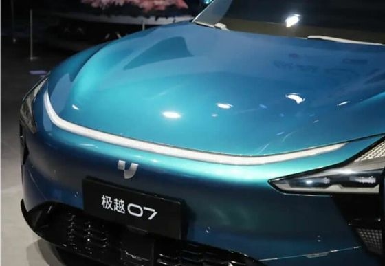El show de autos más popular de Pekín Jiyue07 200kw Potencia del motor 27w;S Puro coche eléctrico con velocidad máxima a 200km/h