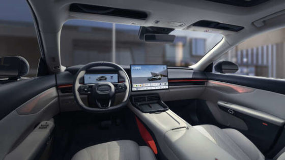 Potente nuevo coche híbrido LYNK & CO 07 EM-P con 163 CV y 255 Nm de torque y 160kw de potencia del motor y 3 velocidad DHT caja de cambios