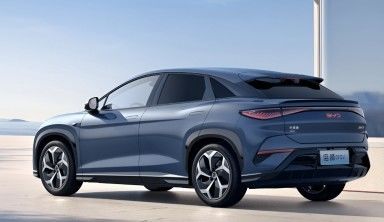 Nuevo vehículo eléctrico PURE BYD Sea lion 07 con BYD e-platform 3.0 EV arquitectura 210km/h velocidad máxima y 231P.s potencia del motor