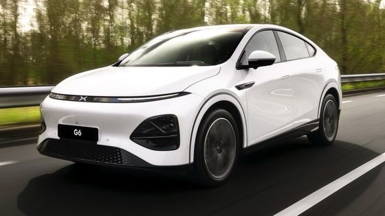 Xpeng G6 RWD Long Range Vehículo Eléctrico SUV EV Coche Eléctrico con una potencia de motor de 210kw de conducción RWD y alcance de 490km