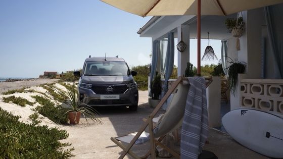 Confortable posición de conducción y práctica cabina con buen valor Nissan Townstar MPV Pure Ev con WLTP 285km