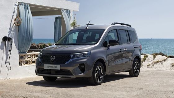 Confortable posición de conducción y práctica cabina con buen valor Nissan Townstar MPV Pure Ev con WLTP 285km
