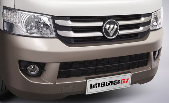 2 asientos 5.34m Eje eléctrico puro de largo eje Flat Top Truck cerrado 41.86kwh Batería 227km alcance