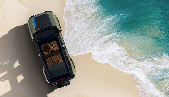 Upcoming fully electric SUV 2024 Jeep Recon EV with folding rooftop removalbe doors & crawl rocks