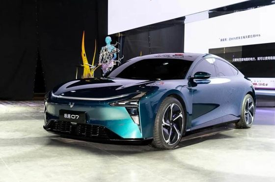 Pre-sale Geely&Baidu Joint Brand Jiyue07 pure electric vehicle with 200kw/271P.s motorpower 2WD drivetrain 4door/5seats