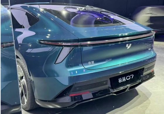 Pre-sale Geely&Baidu Joint Brand Jiyue07 pure electric vehicle with 200kw/271P.s motorpower 2WD drivetrain 4door/5seats