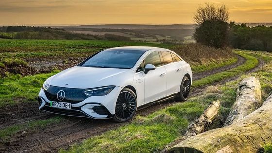 Most  compelling value  electric vehicle Mercedes-Benz EQE 300 Sedan 525kmrange 180kw/245P.s power w 210kmh top speed