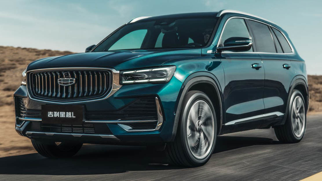 Geely Xingyue L vehículos eléctricos PHEV AWD de SUV dejó a impulsión el coche eléctrico 215km/h