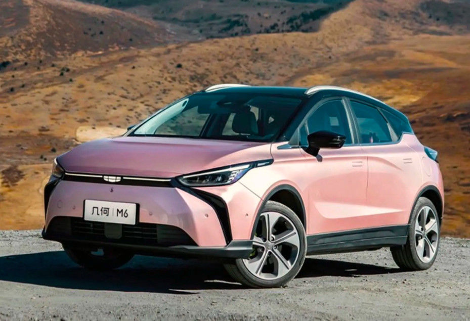geometría M6 5 de lujo Seater SUV eléctrico de la gama larga EV SUV Geely de los 450km/de los 580km