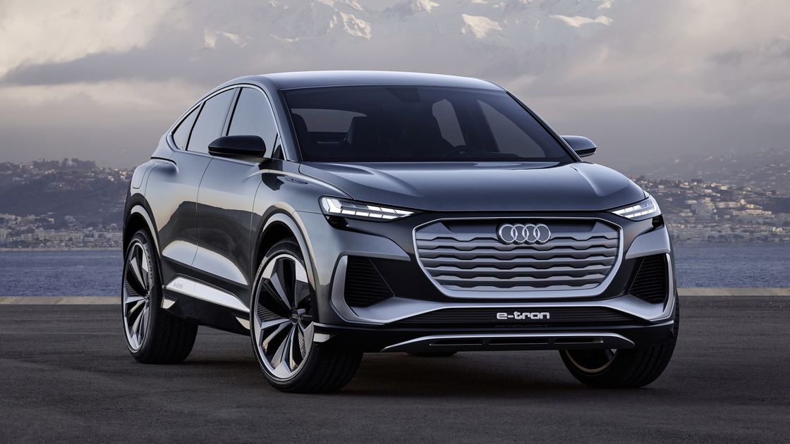 coche eléctrico de los vehículos eléctricos 160km/h de la puerta grande de Audi Q4 E-Tron 5 Seat 5