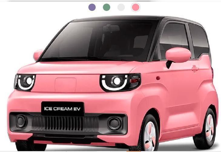 Coche eléctrico cómodo y práctico- Chery QQ Ice Cream Qirui 2024 170 km 205 km 3 puertas 4 asientos Mini EV Minicar