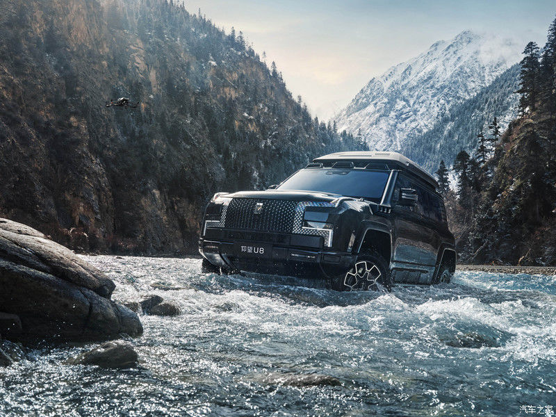 Pre-VENTA 2024 Salón del Automóvil de Beijing BYD Yangwang U8 2024 Lujo Fuera de la carretera Vehículo 1197hp 4Motor 4wd Carro eléctrico Byd U8 Híbrido